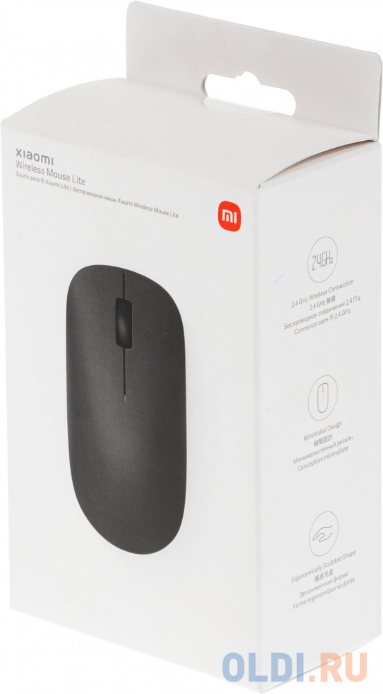 Мышь Xiaomi Wireless Mouse Lite, оптическая, беспроводная, черный [bhr6099gl] фото
