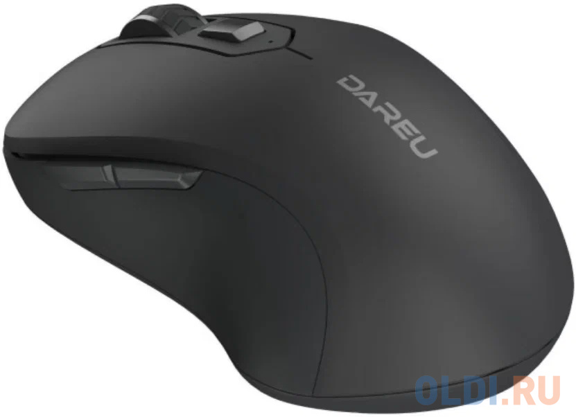 Мышь беспроводная Dareu LM115B Black (черный), DPI 800/1200/1600, подключение: ресивер 2.4GHz + Bluetooth, размер 107x59x38мм фото