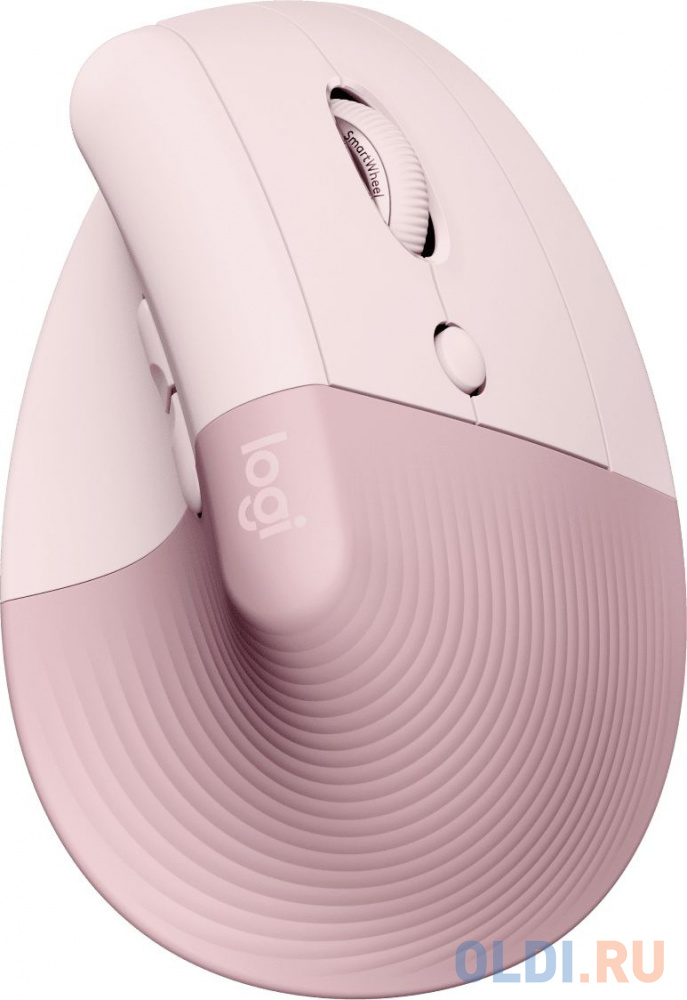 Мышь Logitech Lift розовый оптическая (1000dpi) беспроводная USB
