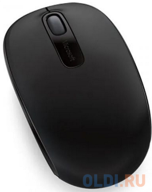 Мышь Microsoft Mobile Mouse 1850 черный оптическая (1000dpi) беспроводная USB для ноутбука (2but) U7Z-00003 - фото 2