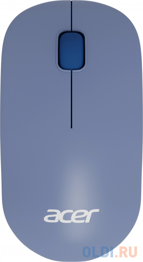 Мышь Acer OMR200 синий оптическая (1200dpi) беспроводная USB для ноутбука (2but) мышь acer omr200 желтый оптическая 1200dpi беспроводная usb для ноутбука 2but