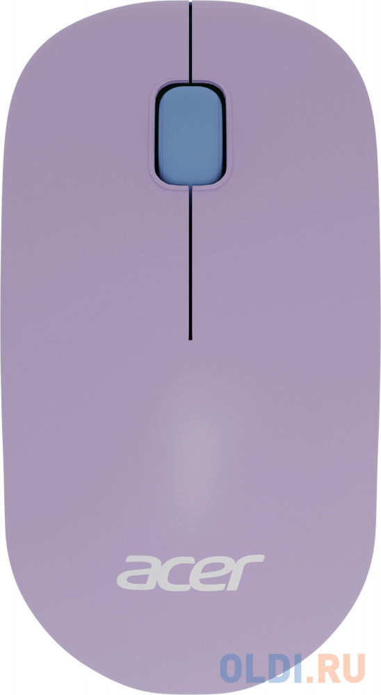 Мышь Acer OMR200 зеленый/фиолетовый оптическая (1200dpi) беспроводная USB для ноутбука (2but) мышь acer omr136 оптическая беспроводная usb красный [zl mceee 01j]