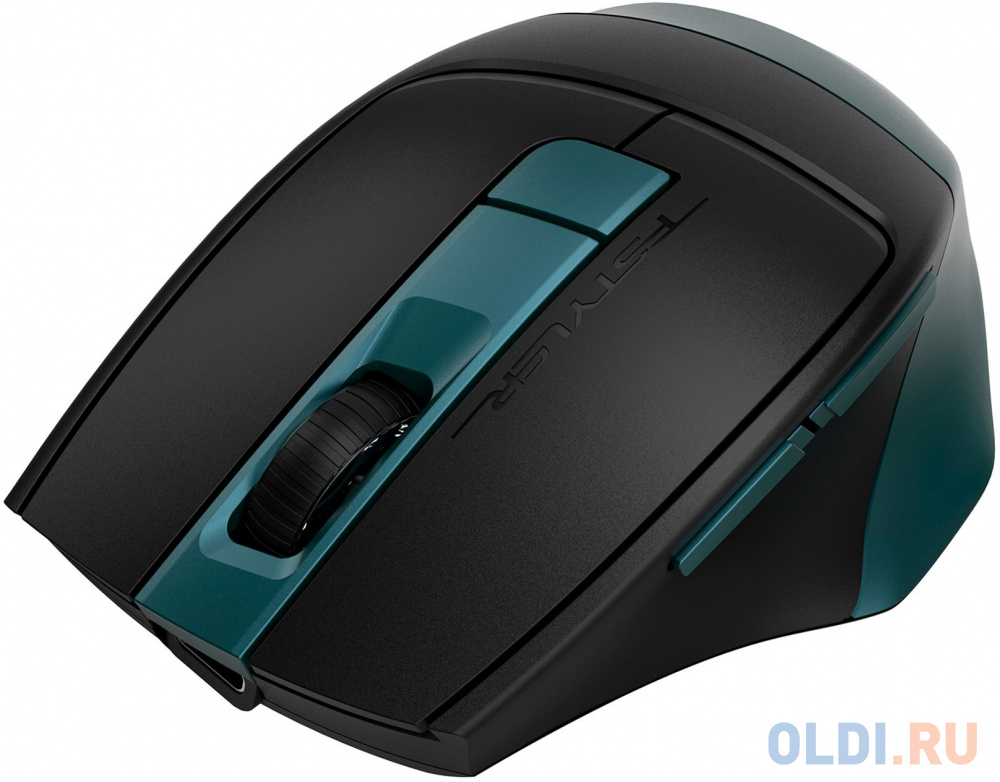 Мышь A4Tech Fstyler FB35CS темно-зеленый/черный оптическая (2000dpi) silent беспроводная BT/Radio USB (5but) фото