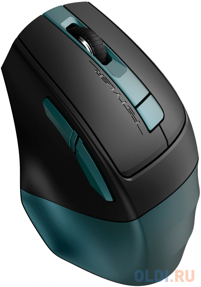 Мышь A4Tech Fstyler FB35CS темно-зеленый/черный оптическая (2000dpi) silent беспроводная BT/Radio USB (5but) фото