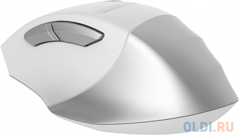 Мышь A4Tech Fstyler FB35CS белый/серый оптическая (2000dpi) silent беспроводная BT/Radio USB (5but) фото