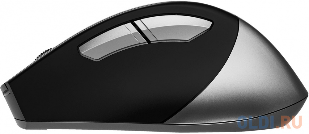 Мышь A4Tech Fstyler FB35S серый/черный оптическая (2000dpi) беспроводная BT/Radio USB для ноутбука (5but) фото