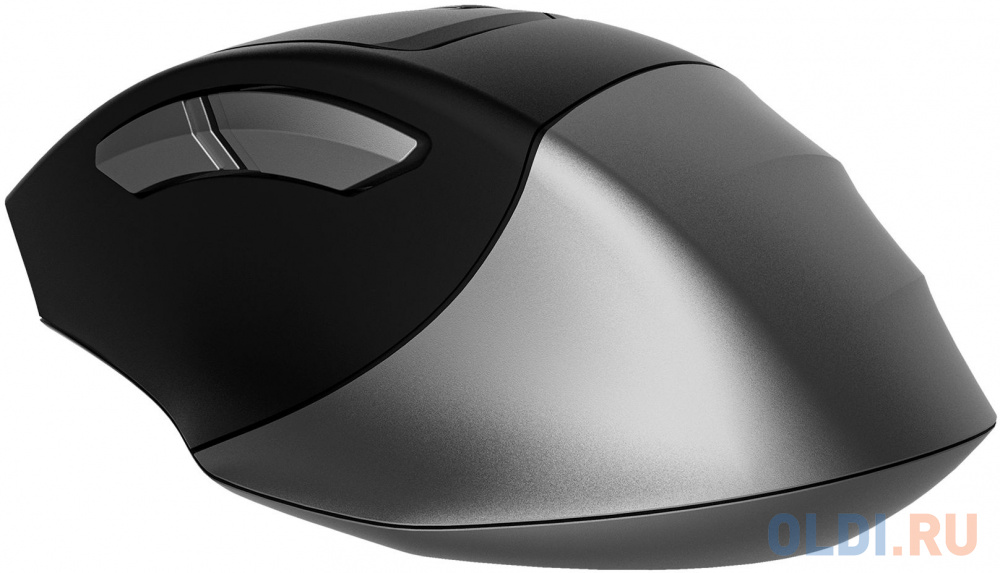 Мышь A4Tech Fstyler FB35S серый/черный оптическая (2000dpi) беспроводная BT/Radio USB для ноутбука (5but) фото