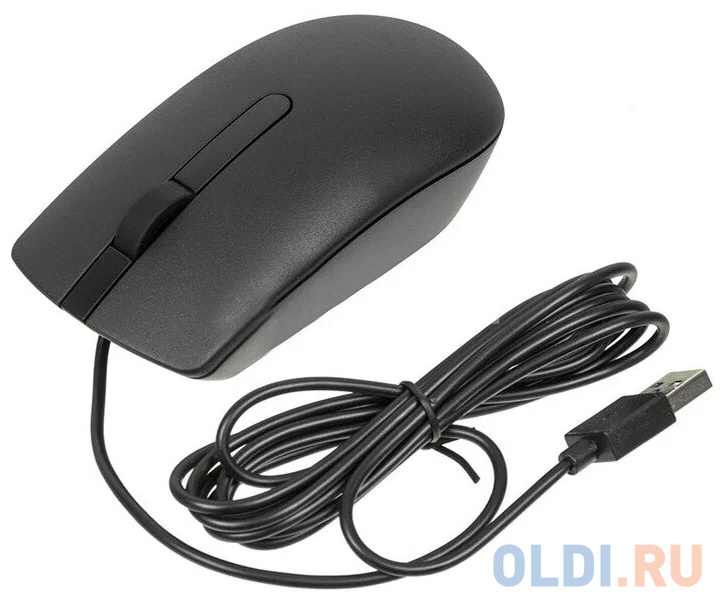 Dell Mouse MS116 Wired; USB; optical; 1000 dpi; 3 butt; Black фото