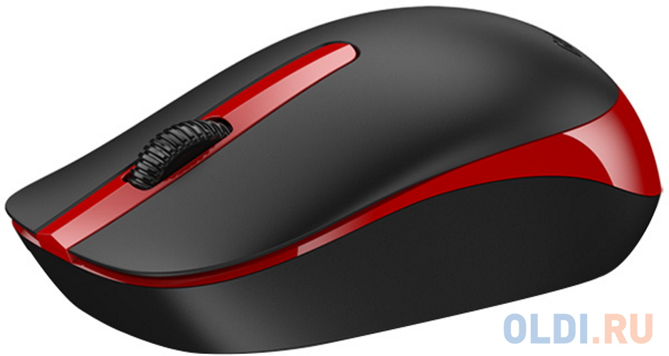 Мышь беспроводная NX-7007 красно-черная (black, G5 Hanger), 2.4GHz wireless, BlueEye 1200 dpi, 1xAA фото