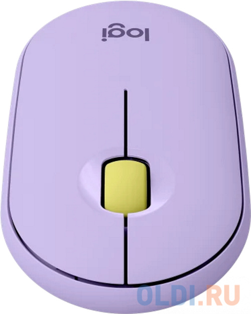 Мышь/ Logitech M350 Pebble Bluetooth Mouse - LAVENDER LEMONADE фото