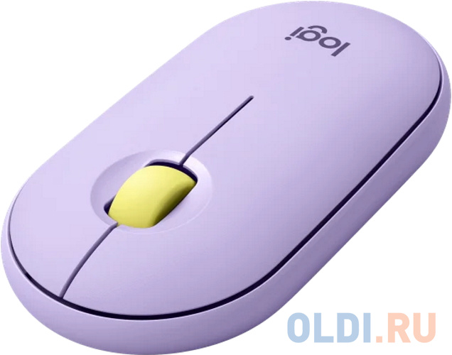 Мышь/ Logitech M350 Pebble Bluetooth Mouse - LAVENDER LEMONADE фото