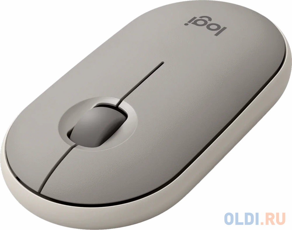 Мышь/ Logitech M350 Pebble Bluetooth Mouse - SAND фото