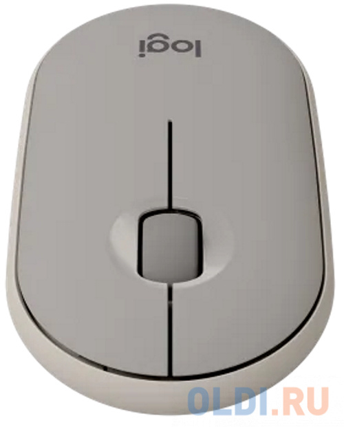 Мышь/ Logitech M350 Pebble Bluetooth Mouse - SAND фото