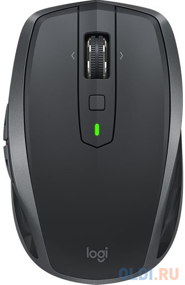Мышь беспроводная Logitech MX Anywhere 2S Graphite темно-серая, 200-4000 dpi, Bluetooth + 2.4G, 7 кнопок, АКБ до 70 дней, правый хват фото
