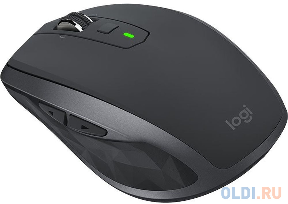Мышь беспроводная Logitech MX Anywhere 2S Graphite темно-серая, 200-4000 dpi, Bluetooth + 2.4G, 7 кнопок, АКБ до 70 дней, правый хват фото