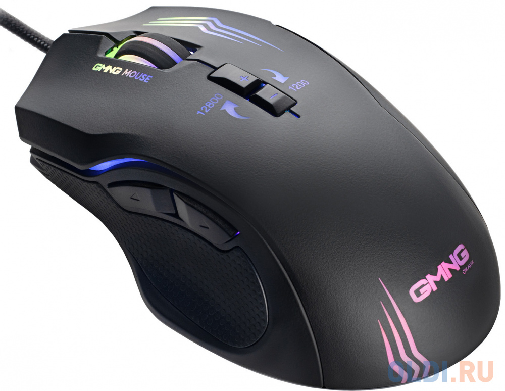Мышь GMNG 930GM черный оптическая (12800dpi) USB для ноутбука (7but) фото