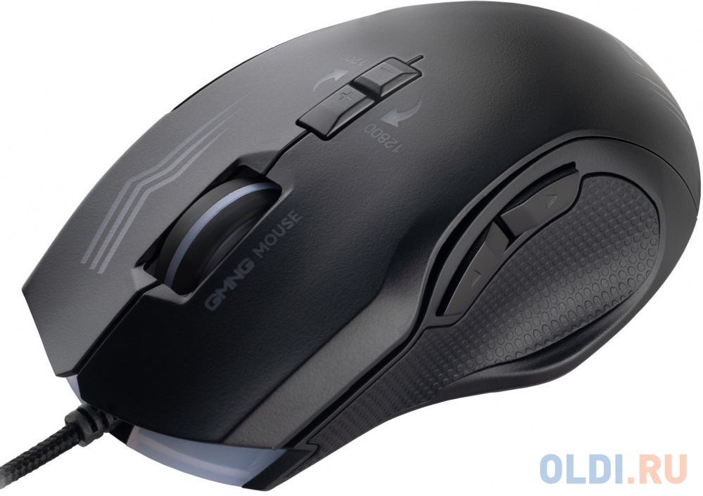 Мышь GMNG 930GM черный оптическая (12800dpi) USB для ноутбука (7but) фото