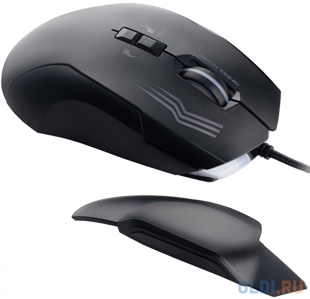 Мышь GMNG 930GM черный оптическая (12800dpi) USB для ноутбука (7but) фото