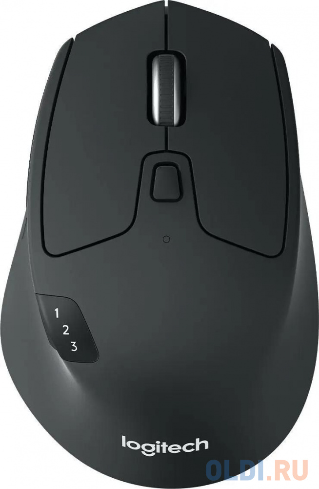 Мышь беспроводная Logitech M720 Triathlon (1000dpi, Bluetooth, 2.4 GHz/USB-ресивер (Logitech Unifying®), 8 кнопок, 1 батарея типа AA) (арт. 910-004794 - фото 1