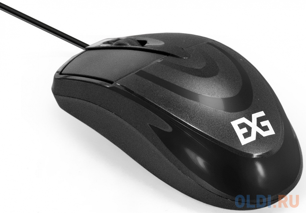 

Exegate EX295306RUS Мышь ExeGate Professional Standard SH-8025 (USB, оптическая, 1000dpi, 3 кнопки и колесо прокрутки, длина кабеля 1,5м, черная, Colo