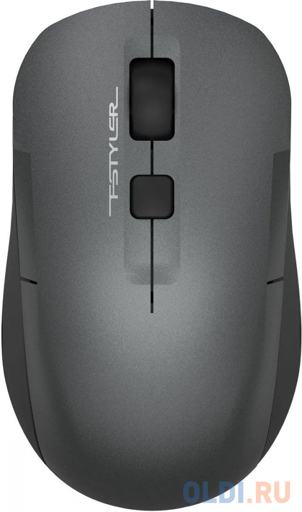 Мышь A4Tech Fstyler FG16C Air серый оптическая (2000dpi) беспроводная USB для ноутбука (3but)