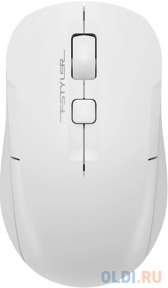 Мышь A4Tech Fstyler FG16C Air белый оптическая (2000dpi) беспроводная USB для ноутбука (3but) FG16C AIR WHITE - фото 1