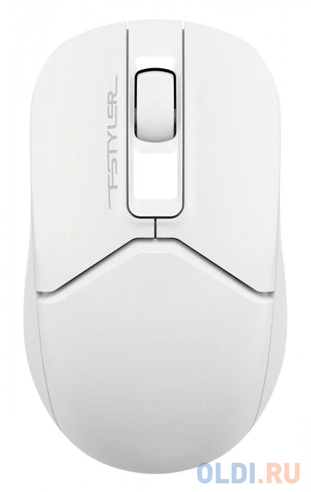 A-4Tech Мышь Fstyler FG12 Panda white/black optical (1200dpi) cordless USB (3but) [1454150]