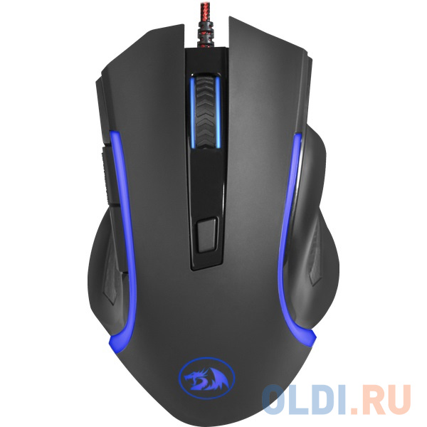 

Мышь проводная игровая Redragon Nothosaur оптика,6кнопок,1000-3200dpi