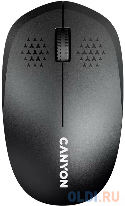 CANYON MW-04, Bluetooth Wireless optical mouse with 3 buttons, DPI 1200 , with1pc AA canyon turbo Alkaline battery, Black, 103*61*38.5mm, 0.047kg