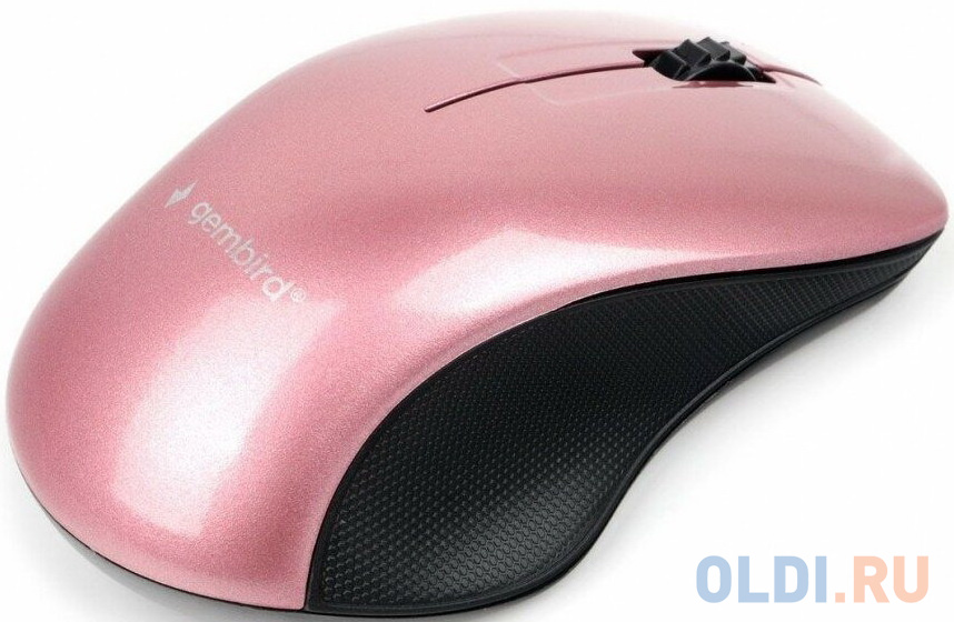 Gembird MUSW-370 {Мышь беспроводная, розовый, 2.4ГГц, 2кн+колесо-мышка, 1000 DPI, оптический} - фото 3