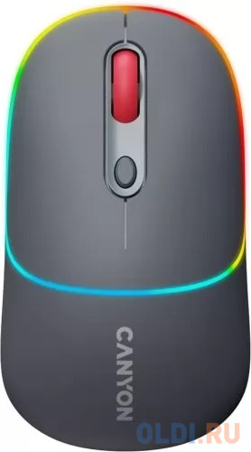 CANYON MW-22, 2 in 1 Wireless optical mouse with 4 buttons,Silent switch for right/left keys,DPI 800/1200/1600, 2 mode(BT/ 2.4GHz),  650mAh Li-poly ba