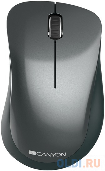 CANYON MW-11, 2.4 GHz Wireless mouse, with 3 buttons, DPI 1200, Battery:AAA*2pcs, Black, 67*109*38mm, 0.063kg