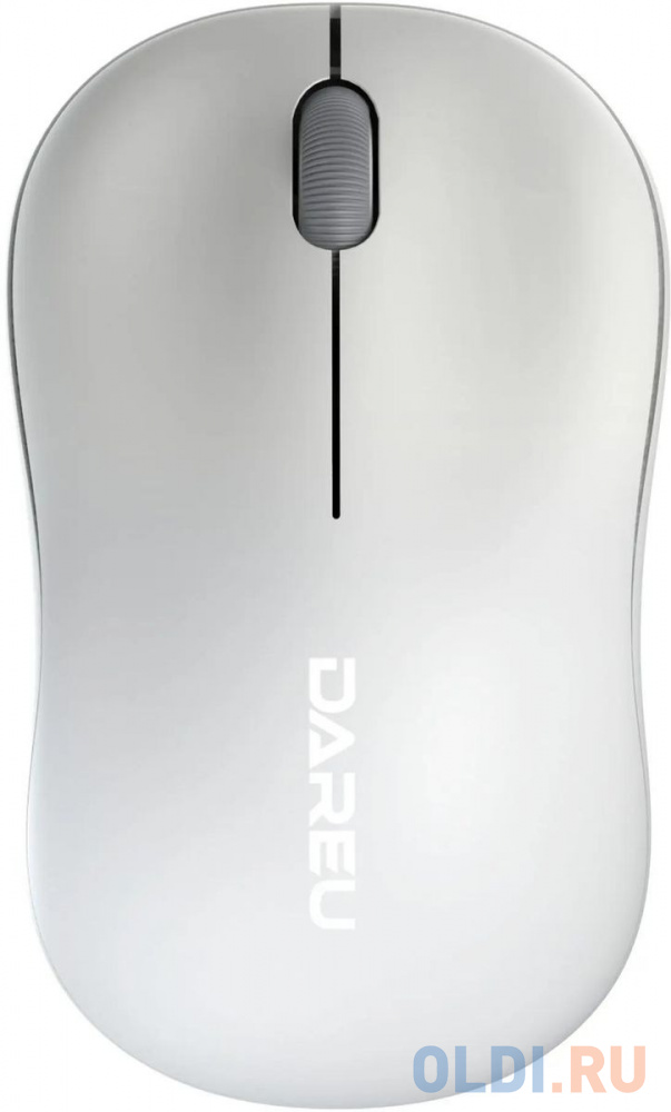 Мышь беспроводная Dareu LM106G White (белый), DPI 1200, ресивер 2.4GHz, размер 99.4x59.7x38.4мм