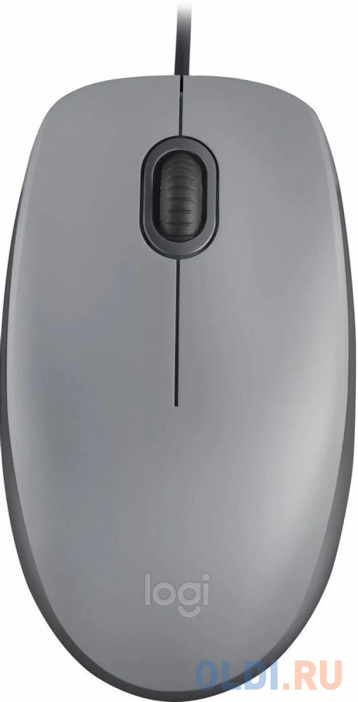 

Мышь Logitech M110 серый/темно-серый оптическая (1000dpi) silent USB (2but)