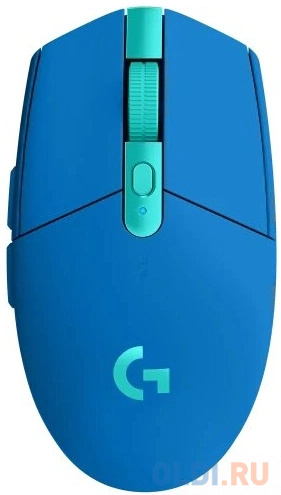 Мышь Logitech G304 Lightspeed синий оптическая (12000dpi) беспроводная USB (5but)