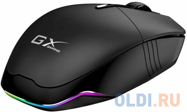 Wireless mouse Genius Scorpion M58250, RGB, AI COPILOT, 800/1600/2400/3200 DPI, color: black