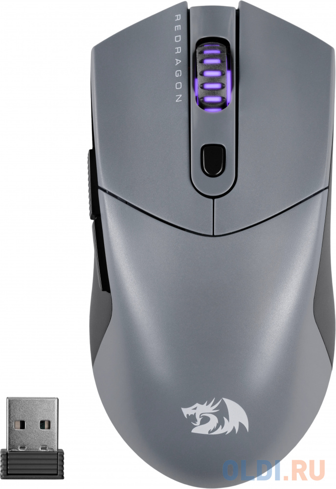 Redragon Игровая мышь беспроводная St4r Pro черн, 6кн, BT+2.4G, 26000dpi, легк_5 - 72323