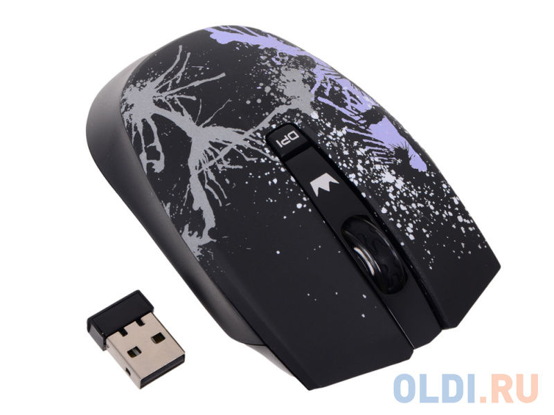 

Мышь беспроводная Crown CMM-930W USB чёрный, Черный