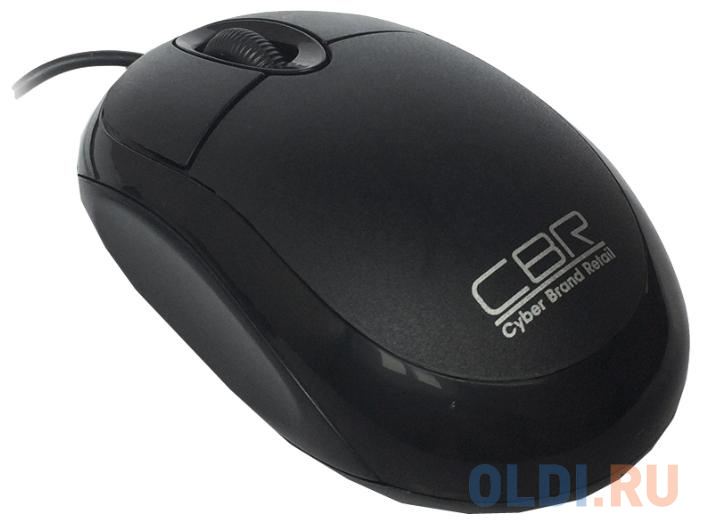 Мышь CBR CM-102 Black, оптика, 1200dpi, офисн., USB