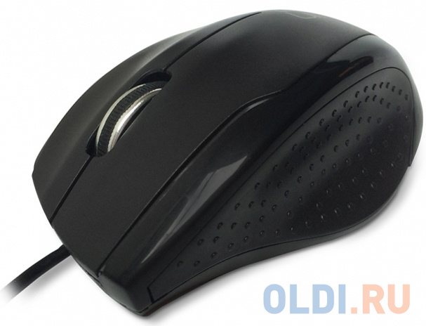 Мышь CBR CM-307 Black, 1200 dpi, провод 1,3м, USB фото