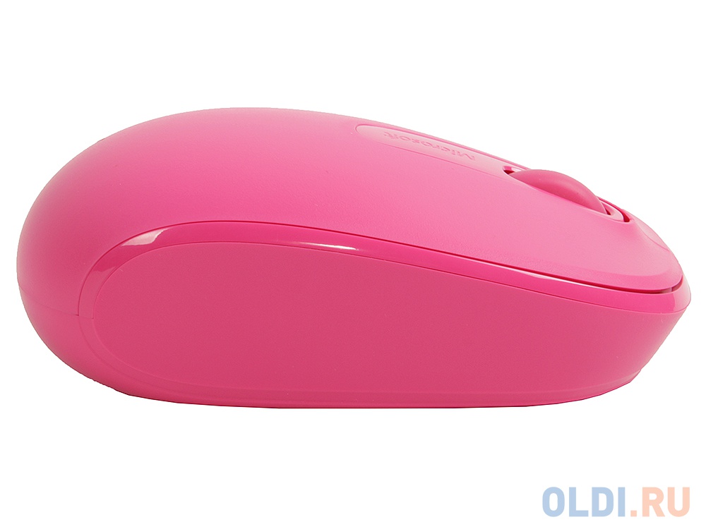 Мышь Microsoft 1850 розовый оптическая (1000dpi) беспроводная USB для ноутбука (2but)  (U7Z-00065)