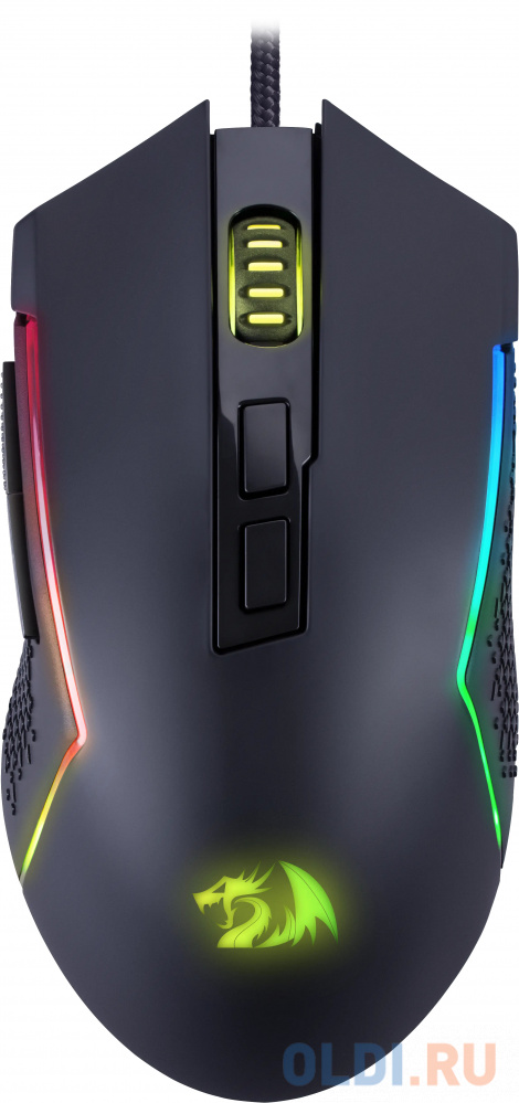 Redragon Проводная игровая мышь Trident Lite черная, RGB, 7кн, 8000dpi - 72018