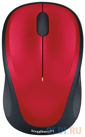 

Мышь Logitech M235 красный/черный оптическая 1000dpi беспров. USB2.0 для ноутбука 2but (910-003412)