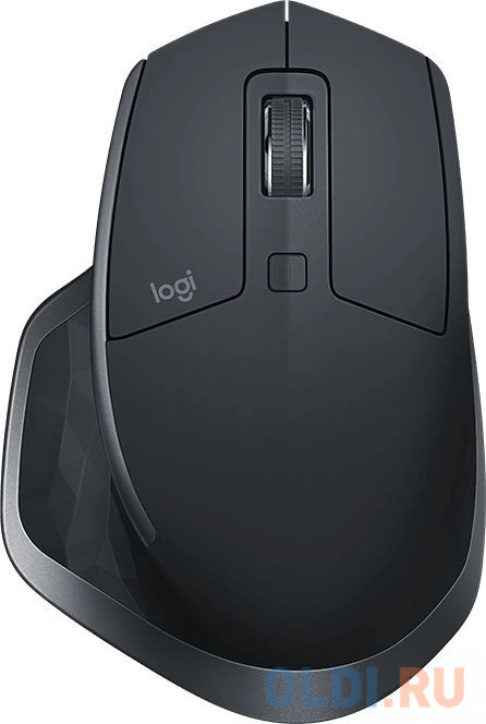 

Мышь Logitech MX Master 2S черный/серый оптическая (4000dpi) беспроводная BT/Radio USB (5but)