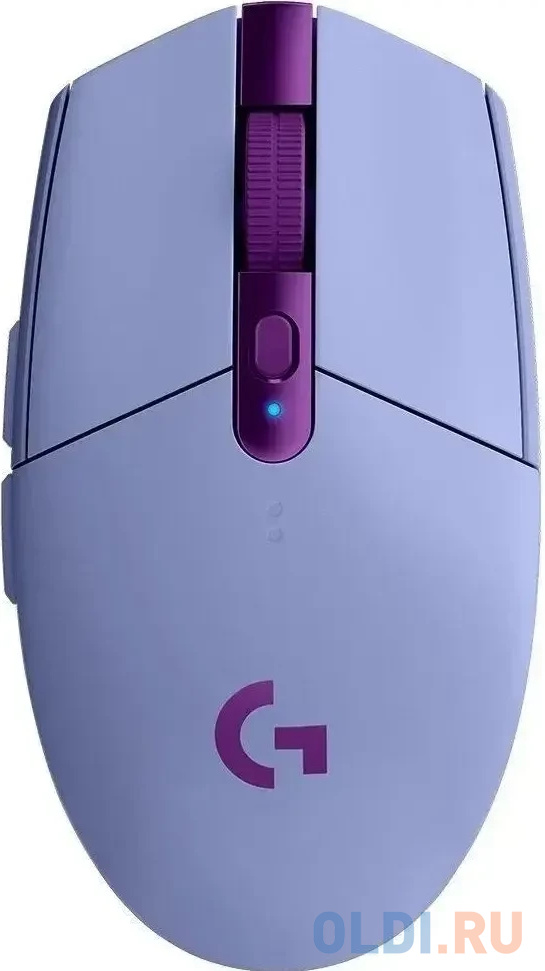 

Беспроводная игровая мышь LOGITECH G304 Lightspeed фиолетовая (2,4 ГГц,6 кнопок, 12000 dpi, HERO™, USB, 1xАА, 910-005286/910-005284)