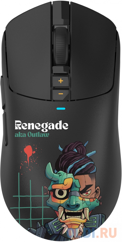 Мышь A4Tech Bloody R72 Ultra Duo черный/рисунок оптическая 20000dpi беспров. USB/USB-C 6but (R72 ULTRA DUO RENEGADEMIDNIGHT) - R72 ULTRA DUO RENEGADEMIDNIGHT