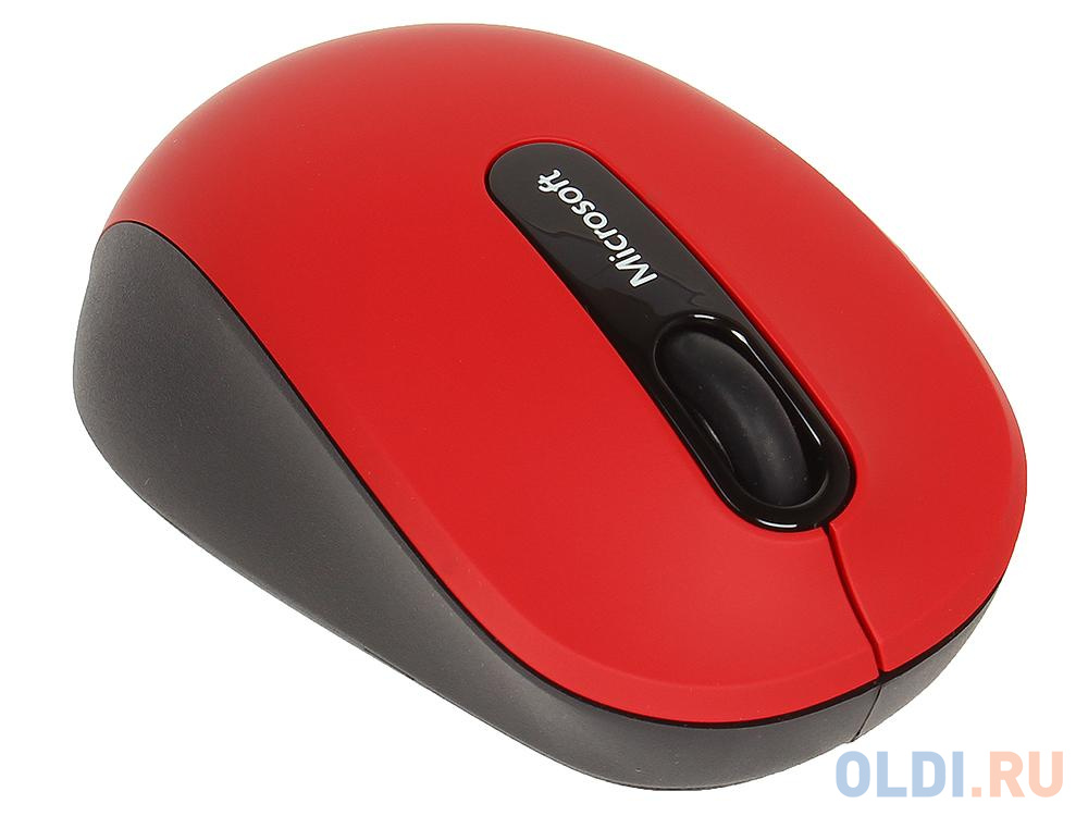 Мышь Microsoft Mobile 3600 красный/черный оптическая (1000dpi) беспроводная BT (2but) (PN7-00014) - фото 1