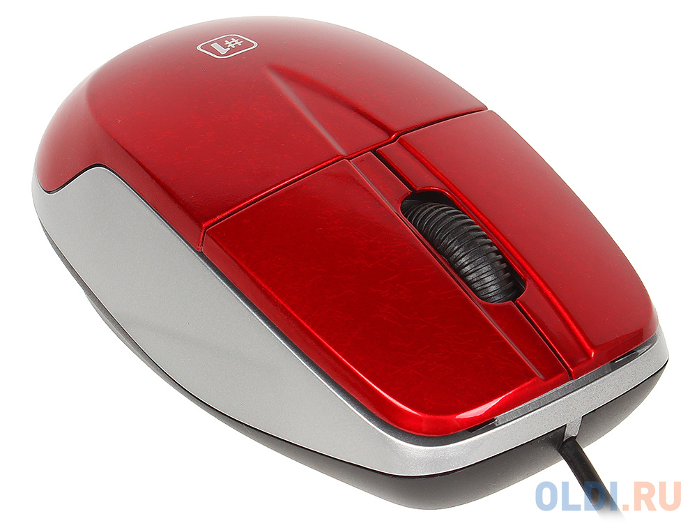 

Проводная оптическая мышь DEFENDER MS-940 красный,3 кнопки,1200dpi