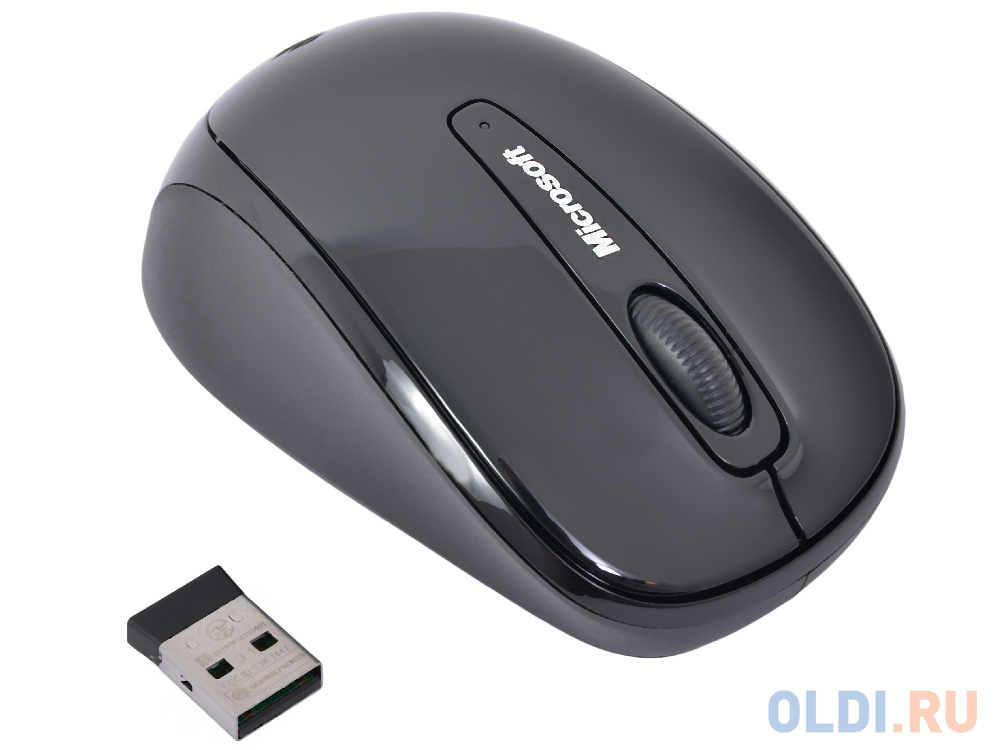 (GMF-00292) Мышь Microsoft Wireless Mobile Mouse3500 Black. USB  беспроводная