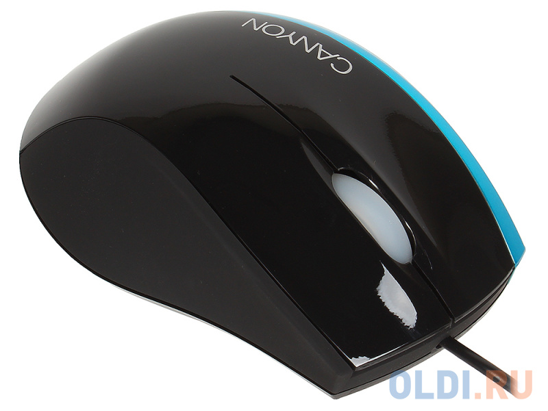 

Мышь Canyon CNR-MSO01NBL Black/Blue USB, Черный/синий